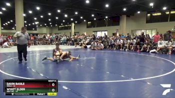 175 lbs Round 3 (6 Team) - Davin Basile, WALA vs Wyatt Elder, Indy WC