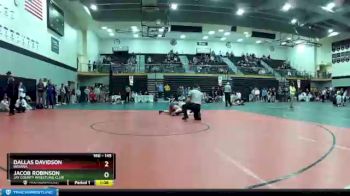 145 lbs Quarterfinal - Jacob Robinson, Jay County Wrestling Club vs Dallas Davidson, Indiana