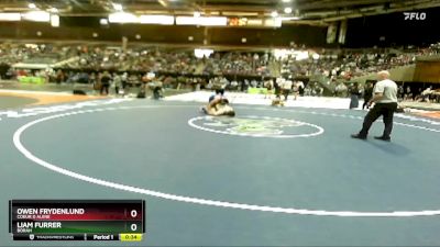 215 lbs Cons. Round 1 - Liam Furrer, Borah vs Owen Frydenlund, Coeur D Alene