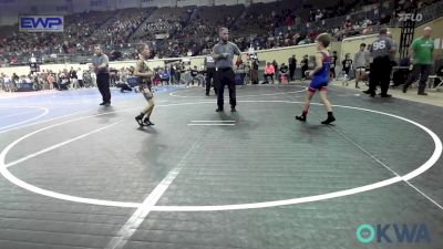 64 lbs Round Of 16 - Ross Stegeman, R.a.w. vs Grayson Vanzant, Bristow Youth Wrestling