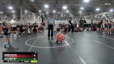 72 lbs Round 4 (8 Team) - Matthew Bly, Mat Assassins vs Jakob Mullis, Journeymen Blue