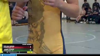 160 lbs Champ Round 2 - Jared Evans, Moapa Valley vs Dylan Wood, Shadow Ridge