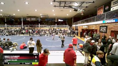 190 lbs 7th Place Match - Logan Ullah, Mead vs Brice Cuthbert, Lewiston High School