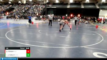 149 lbs Champ. Round 2 - Jax Coburn, Western Wyoming College vs George Filholm, Western Colorado University