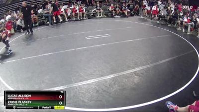 70 lbs Finals (8 Team) - Zayne Flaskey, Minnesota Gold vs Lucas Allison, Nebraska Black