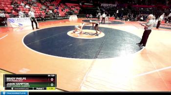 3A 120 lbs Quarterfinal - Brady Phelps, Schaumburg (H.S.) vs Jason Hampton, Joliet (Catholic Academy)