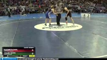 155 lbs Champ. Round 1 - Elizabeth Dahl, Bismarck Legacy vs Colbie White, South Border