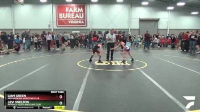 63 lbs 5th Place Match - Levi Snelson, Matoaca Youth Wrestling Club vs Liam Green, Williamsburg Wrestling Club