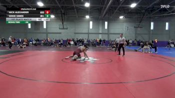 174 lbs 1st Place Match - Eddie Simes, Wisconsin-La Crosse vs Nick Alexander, Augsburg