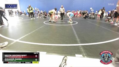 160 lbs Semis (4 Team) - Westin Winterscheidt, OpenMats Wrestling Club vs Emmanuel Ramos, Midwest Gold