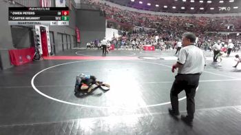 69 lbs Quarterfinal - Owen Peters, Elk Mound vs Carter Neubert, Team Nazar Training Center