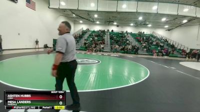 170 lbs Champ. Round 1 - Ashten Hubbs, Cody vs Mesa Landers, Pinedale