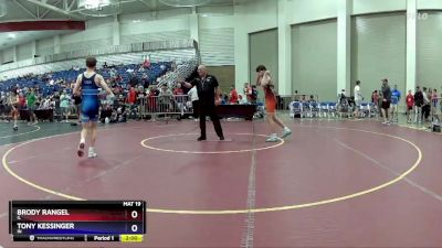 132 lbs Champ. Round 2 - Brody Rangel, IL vs Tony Kessinger, IN