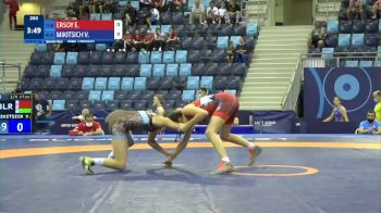 43 kg 1/4 Final - Eda Nur Ersoy, Turkey vs Valeryia Mikitsich, Belarus