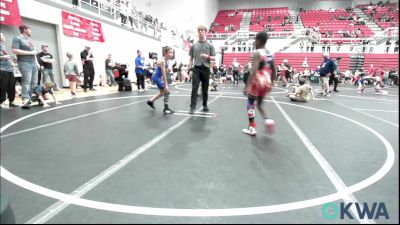 76 lbs Consi Of 8 #2 - Tracen Rhoden, Del City Little League Wrestling vs Waylon Coney, Choctaw Ironman