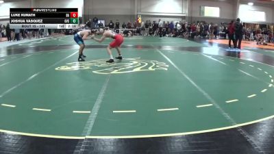 141 lbs Prelim - Luke Kunath, Belmont Abbey vs Joshua Vasquez, Grand Valley State
