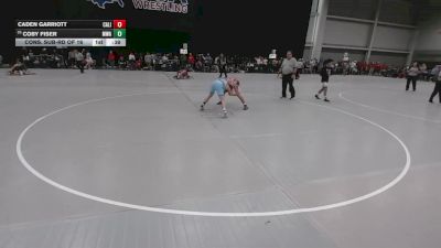 126 lbs Cons. Sub-rd Of 16 - Coby Fiser, Moen Wrestling Academy vs Caden Garriott, California