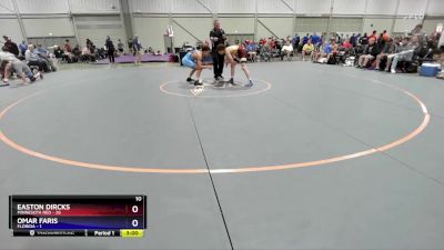 150 lbs Placement Matches (16 Team) - Easton Dircks, Minnesota Red vs Omar Faris, Florida