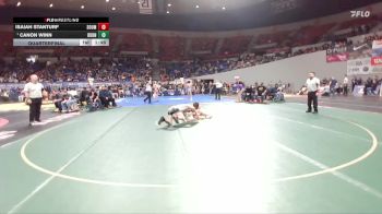 3A Boys 132 lbs Quarterfinal - Canon Winn, Burns Boys vs Isaiah Stanturf, South Umpqua Boys