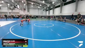 86 lbs 3rd Place Match - Miguel Sandoval, Wesley Club Wrestling vs Sebastian Clark, 3F Wrestling