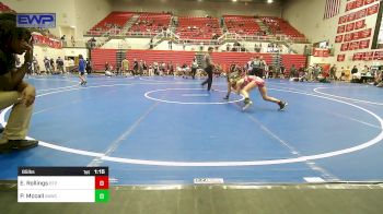 85 lbs Rr Rnd 3 - Emerson Rollings, Tulsa Blue T Panthers vs Payton Mccall, Broken Arrow Wrestling Club