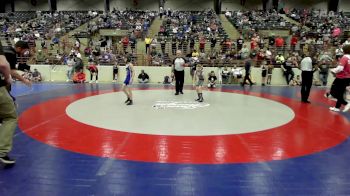 70 lbs Round Of 16 - Tyler Downey, Banks Co. BattleBorn Wrestling vs Colin Schafer, Level Up Wrestling Center