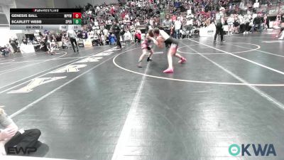 82 lbs Rr Rnd 3 - Brighton Horawa, Verdigris Youth Wrestling vs Averie Orth, Skiatook Youth Wrestling