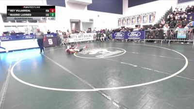 106 lbs Quarterfinal - Rey Villarreal, Peninsula vs Madrid Ladines, Lakeside