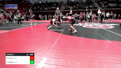 90 lbs Rr Rnd 3 - Beckett Vann, Barnsdall Youth Wrestling vs Kolt Babot, Newkirk Takedown Club