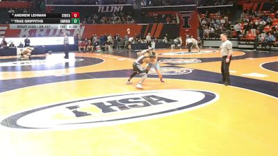2A 157 lbs Cons. Round 1 - Trae Griffiths, Champaign (Central) vs Andrew Lehman, Chicago (St. Rita)