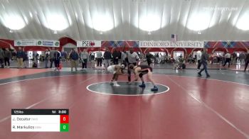 125 lbs Consolation - Jacob Decatur, Ohio State vs Richard Markulics, Edinboro