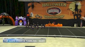 Top Dawg Cheer & Tumbling - Daisy [2025 L1.1 Mini - PREP - D2 Day 1] 2025 Cheer Power San Antonio Halloween Challenge