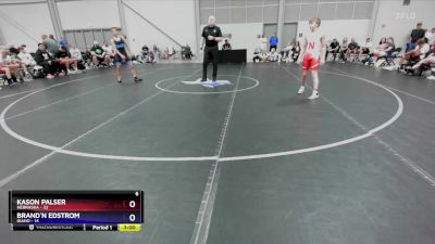 100 lbs Round 2 (8 Team) - Kason Palser, Nebraska vs Brand`n Edstrom, Idaho