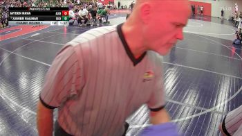 144 lbs Champ. Round 1 - Xavier Salinas, Richland vs Jayden Nava, Aloha