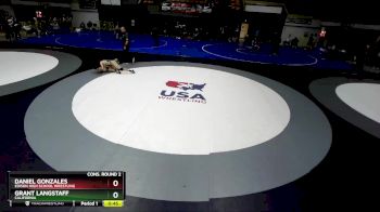 113 lbs Cons. Round 2 - Grant Langstaff, California vs Daniel Gonzales, Edison High School Wrestling