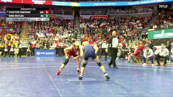 2A-157 lbs Cons. Round 2 - Dirk Boyles, Burlington Notre Dame vs Chayton Snethen, Harlan Community