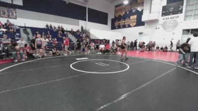 190 lbs Round 5 - Sonia Ibarra, Etiwanda HS vs Olivia Calabretta, Lady Lancers Wrestling