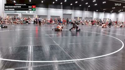 129 lbs Round 5 (8 Team) - Dax Swain, Genesis WC vs Greyson Masters, MF Army