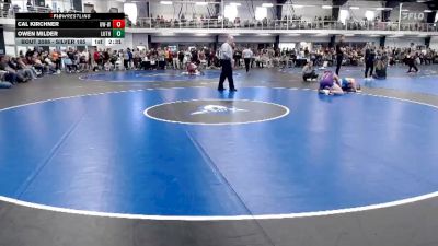 Silver 165 lbs Champ. Round 2 - Cal Kirchner, Wisconsin-Whitewater vs Owen Milder, Luther