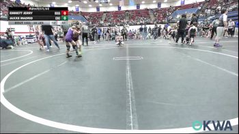 58 lbs Consi Of 8 #2 - Emmett Jerry, Rough Riders vs Jaxxe Madrid, Chickasha Youth Wrestling
