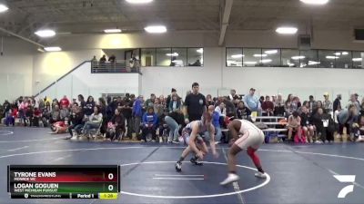 141 lbs Cons. Round 3 - Tyrone Evans, Monroe WC vs Logan Goguen, West Michigan Pursuit