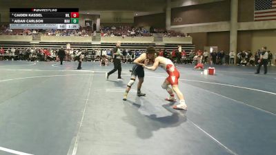 127 Championship Bracket Quarterfinal - Aidan Carlson, Mahtomedi vs Caiden Kassel, Willmar