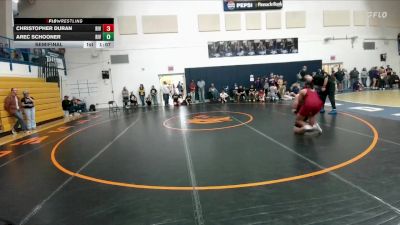 138 lbs Semifinal - Arec Schooner, Riverton Middle School vs Christopher Duran, Riverton Middle School