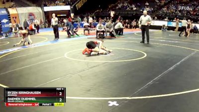 106 Class 3 lbs Semifinal - Daemen Duemmel, Helias Catholic vs Ryzen Isringhausen, Branson