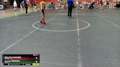 72 lbs Round 2 (4 Team) - Kellon Kanaskie, Armory vs Elijah Serrano, NMWA