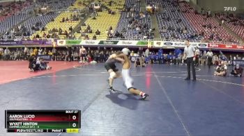 133 lbs Placement Matches (16 Team) - Aaron Lucio, Southeastern vs Wyatt Hinton, Campbellsville (Ky.)