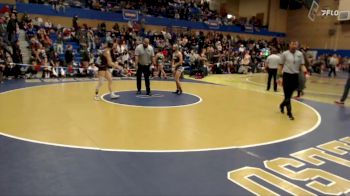 130lbs Quarterfinal - Saige McCleery, Sumner (Girls) vs Keely Talavera, Union (Girls)