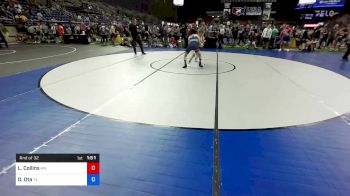 100 lbs Rnd Of 32 - Liam Collins, Minnesota vs Dylan Ota, Texas