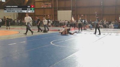 120 lbs Round Of 32 - Aiden Morris, New York Military Academy vs Jack Stonebraker, Wyoming Seminary