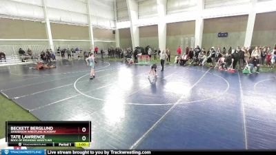 92 lbs Cons. Round 4 - Beckett Berglund, Sanderson Wrestling Academy vs Tate Lawrence, Rock Of Redmond Wrestling